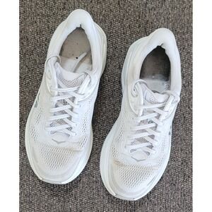 Hoka Women's Bondi 9 Stardust Silver Running Shoes 1162012-SDSTS Size 10 B